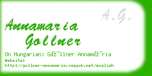 annamaria gollner business card